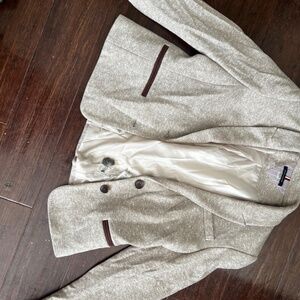Tommy Hilfiger Blazer -Cream with Brown Patches on Elbows